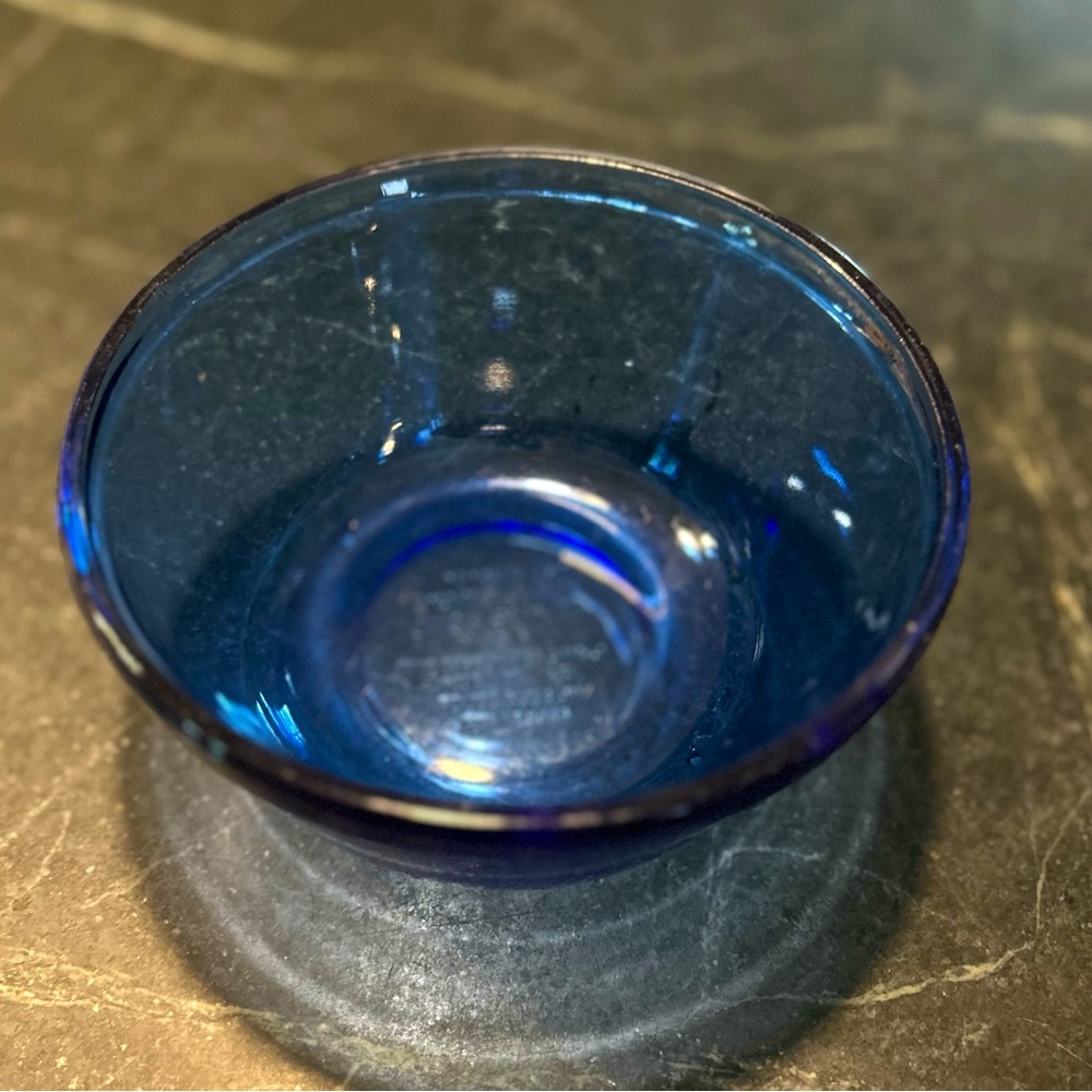 ANCHOR HOCKING | Cobalt Blue Glass | 1 Qt Mixing Bowl